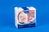 салфетки Santia-33х33/-х100бр.в пк./-сгънати